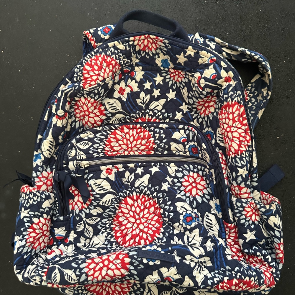 Used Vera Bradley Campus Backpack